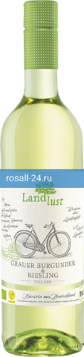 Фото 5 - Вино Landlust Grauer Burgunder-Riesling